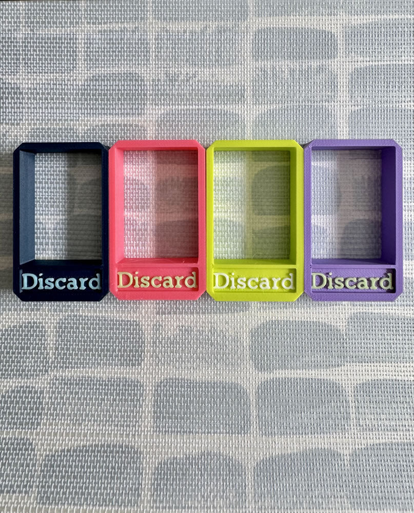 Mahjong Discard Tracker 4-Pack