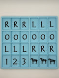 XL Solitare MeJong Tray Horse symbol